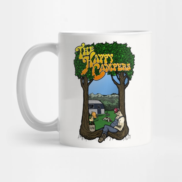 The Happy Campers - Color Lazy Day by rt-shirts